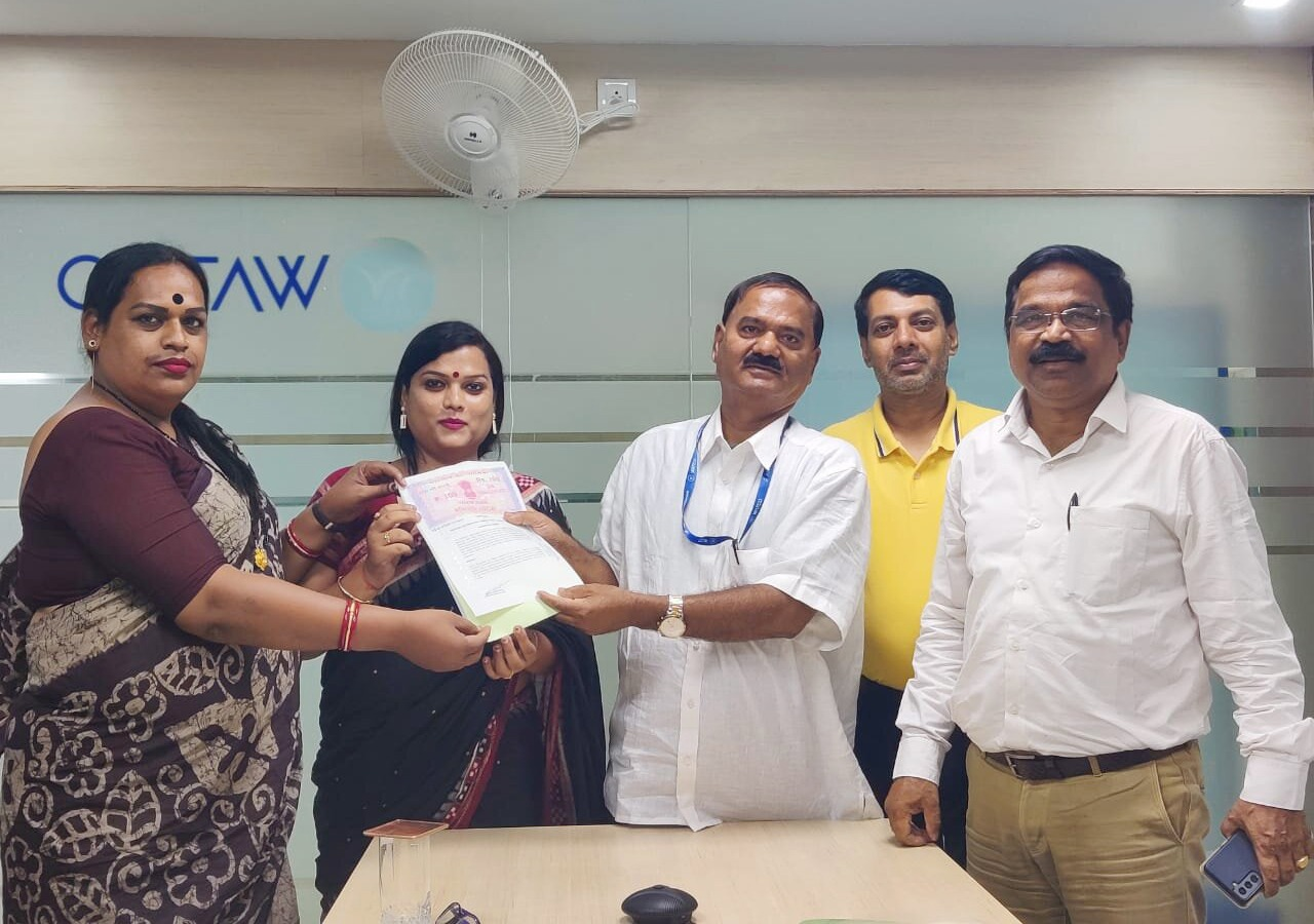 WATCO has signed contract with Transgender SHG for O & M of Pratapnagari WTP, Cuttack